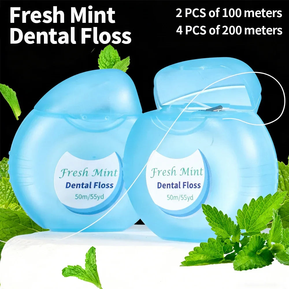 RUZOFO Peppermint Dental Floss Sticks – Adult Oral Care Set Dental Floss Sticks HIP