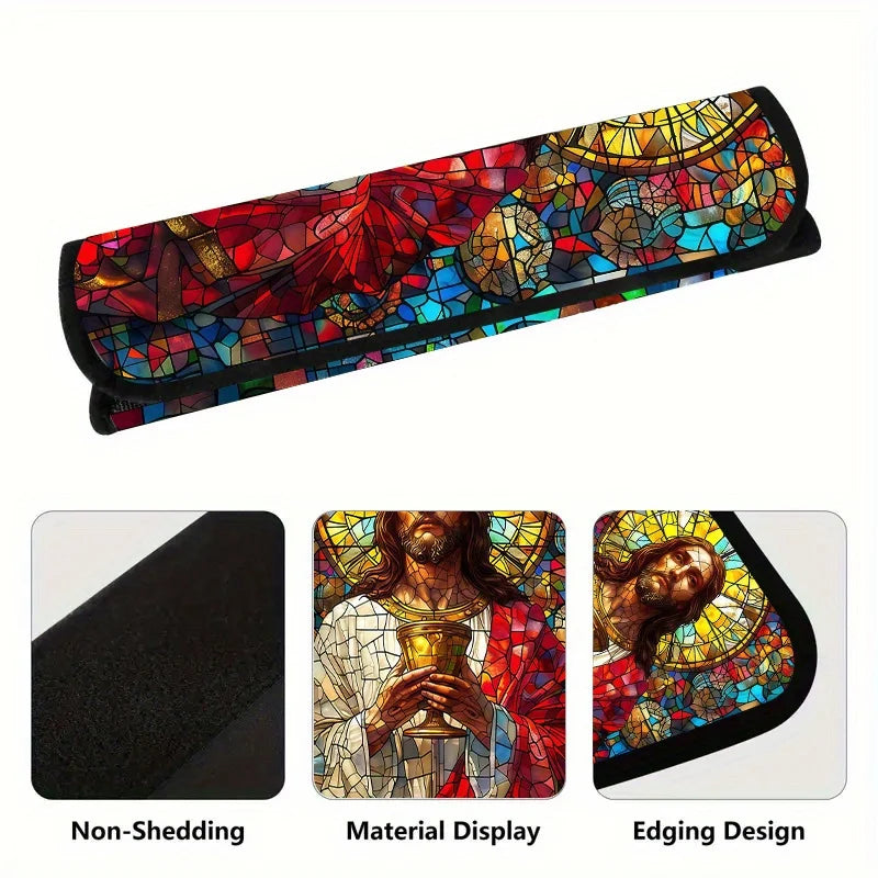 Car Seat Belt Covers – Stained-Glass Soft Shoulder Pads Seat Belt Cover HIP