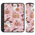 Halloween Pumpkin & Ghost Seat Belt Covers – 2 Pack Flannel Seat Belt Cover HIP 1