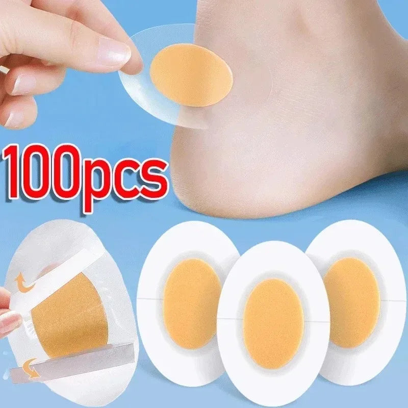 Gel Heel Protectors – Adhesive Blister Pads & Shoe Liners Heel Cushion Pads HIP C245-100PCS