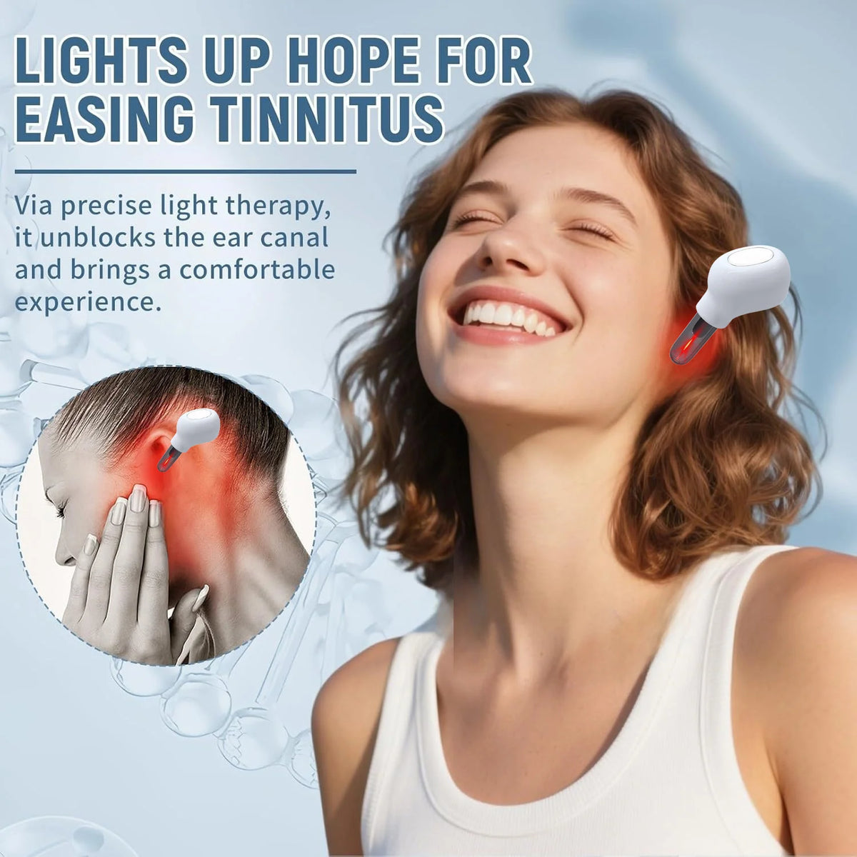 650nm Red Light Laser Therapy Device – Ear & Nasal Care Ear Care Device HIP