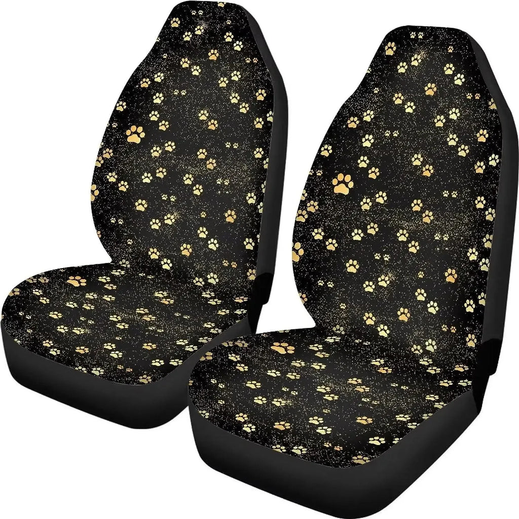Puppy Paw Print Car Seat Covers for Women – Set of 2 Car Seat Covers HIP 11