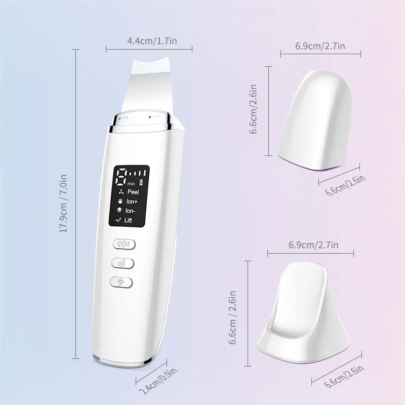 3-in-1 Ultrasonic Skin Scrubber & Facial Lifting Device | HIP Facial Cleansing Device HIP