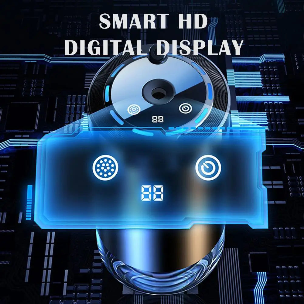 Smart Electric Car Fragrance With Digital Display 3 Modes Adjustable Mist Output Essential Diffuser Portable Car Air Purifier HIP