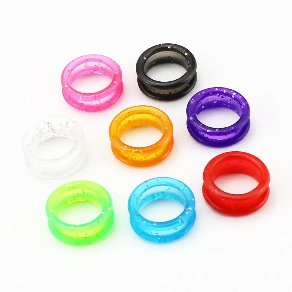 5PCS Finger Rings Pet Scissor Silicone Finger Rings Hairdressing Scissor Silicone Finger Ring Pet Scissor Colored Finger Ring HIP