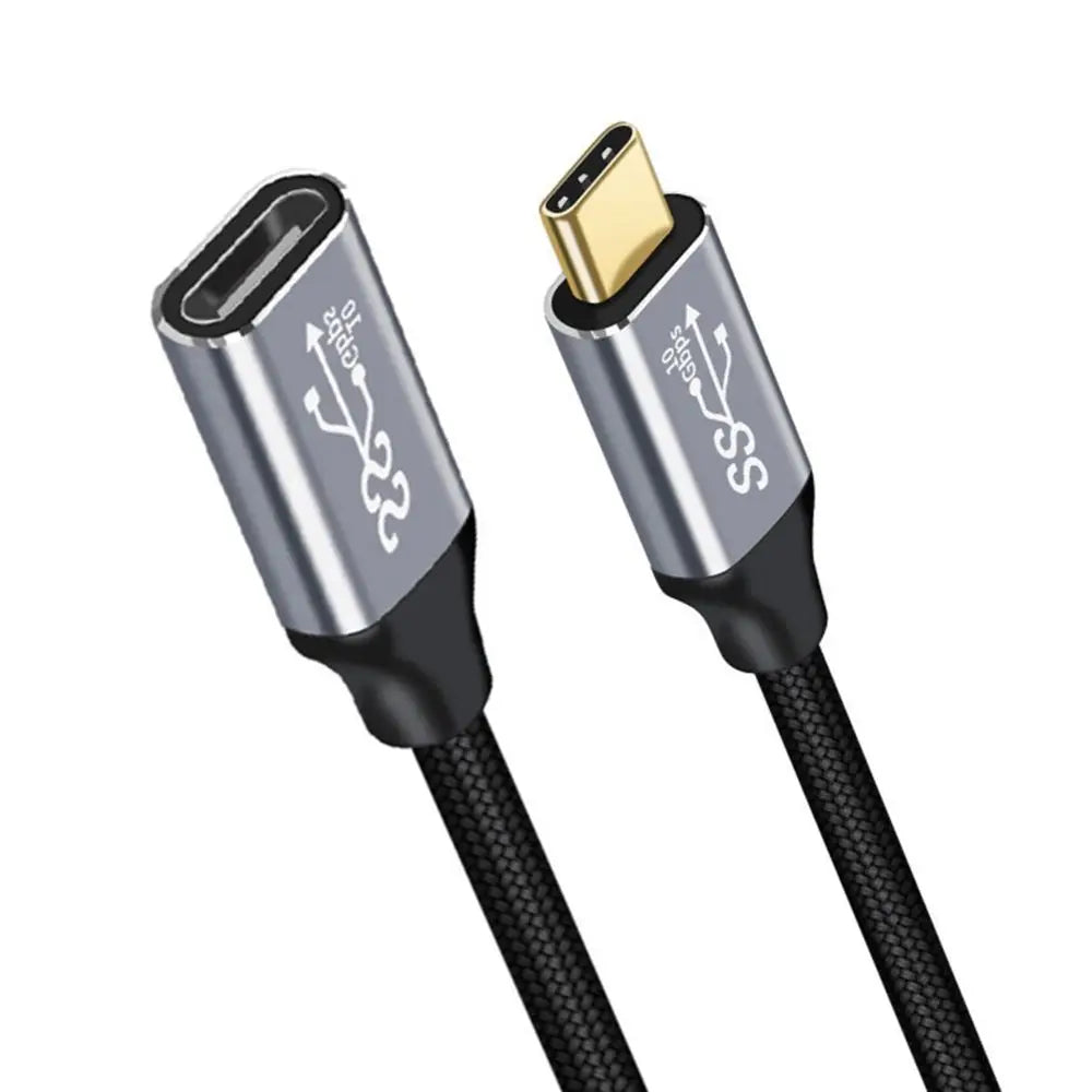 USB-C Extension Cable 4K 60Hz 100W PD Fast Charging 10Gbps USB-C Extension Cable HIP 3m
