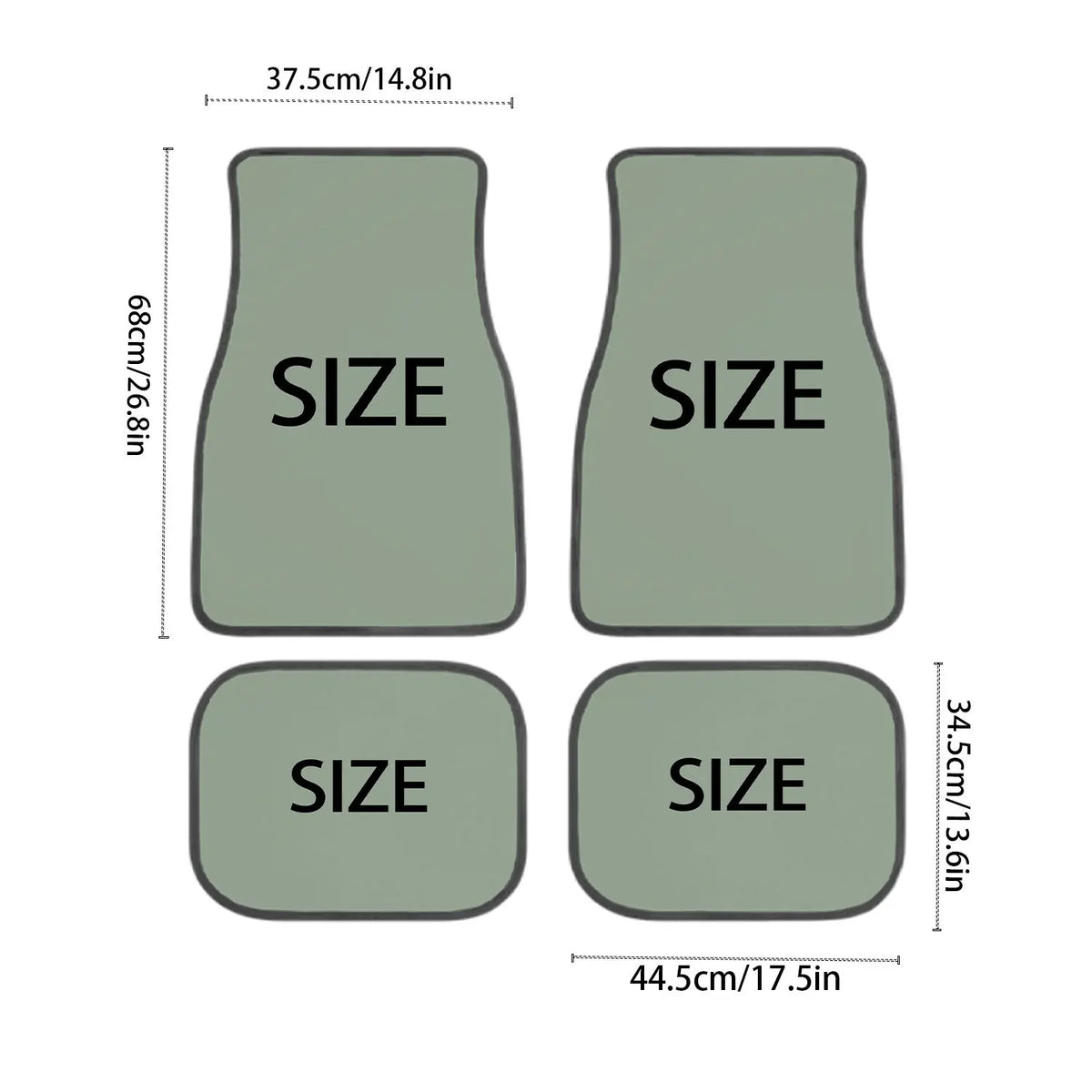 4-Piece Flamingo Car Floor Mats – SUV & Truck Set Car Floor Mats HIP