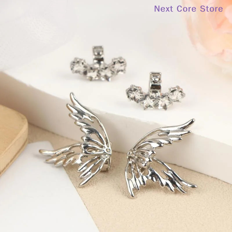 Butterfly Rhinestone Clip-On Earbud Charms – DIY Pair Earbud Charm Decoration HIP