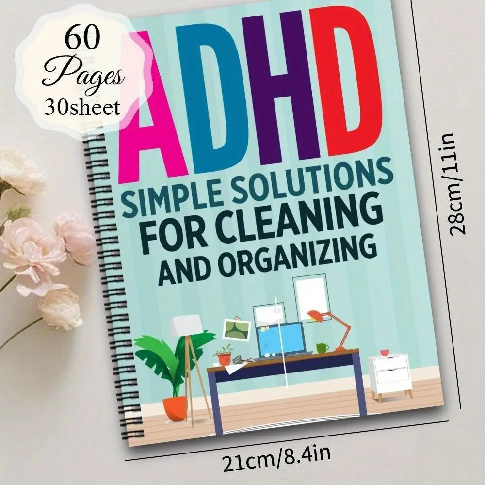 ADHD Cleaning Planner – Weekly & Daily Schedule Notebook Planning Notebook HIP