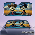 Halloween Skeleton Road Trip Car Windshield Sunshade Car Windshield Sunshade HIP 1-S