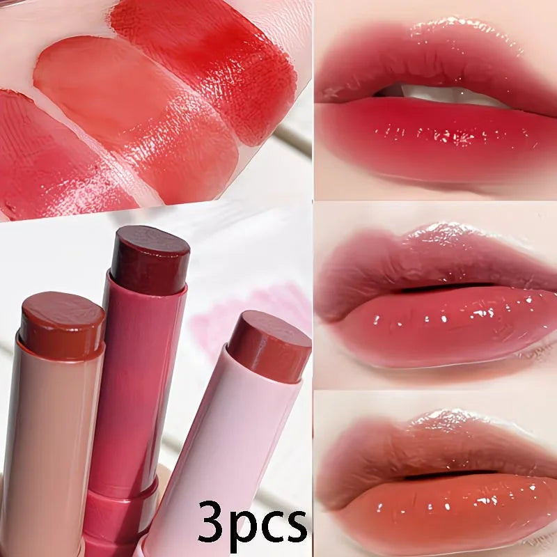 3-Piece Nourishing Lip Set – Moisturizing Balm & Gloss Lip Care Set HIP