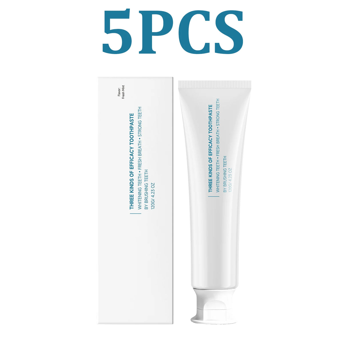 Fresh Mint Toothpaste – Daily Oral Cleaning & Breath Care 120g Mint Toothpaste HIP 5PCS