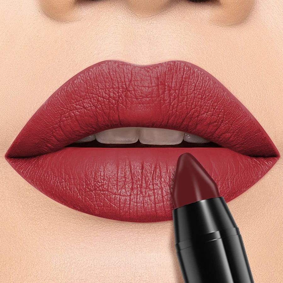 KAFURUX 15-Shade Velvet Matte Lipstick Pen – Waterproof & Long Lasting Matte Lipstick Pen HIP