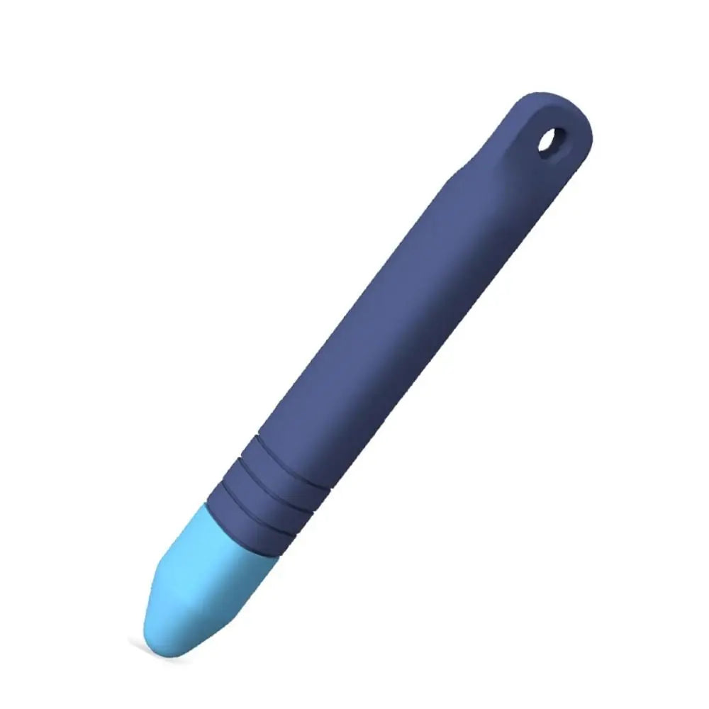 Kids Silicone Stylus Pen – Anti-Roll, Anti-Lost Tether Kids Tablet Stylus HIP blue stylus pen