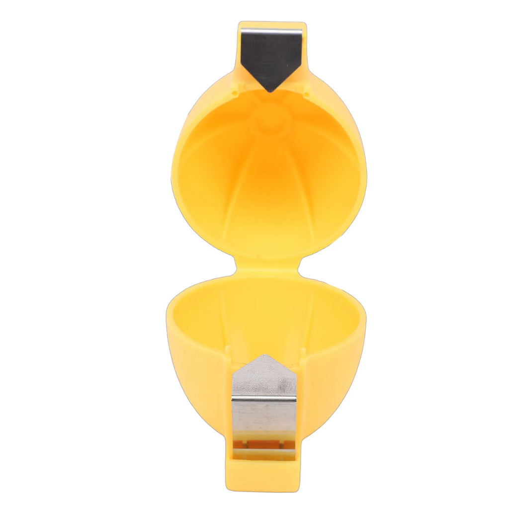 Egg Shell Cracker Ergonomic Quickly Open Boiled Or Eggs Shell Opener for Kitchen Baking Yellow Kitchen Egg Opener HIP
