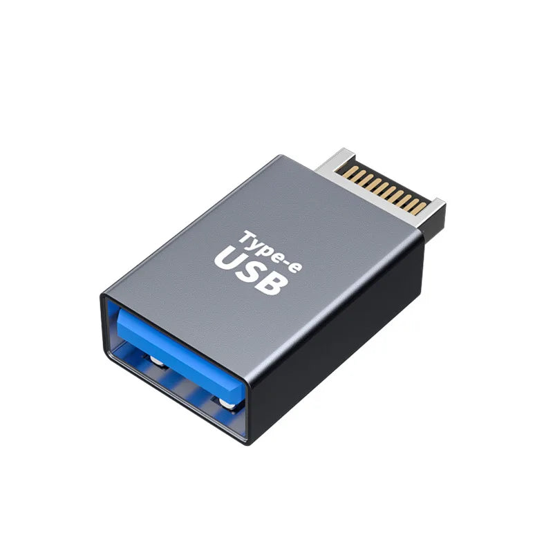 Type E to USB-A Motherboard Adapter | Male to Female Converter USB Cable Adapter HIP Default Title