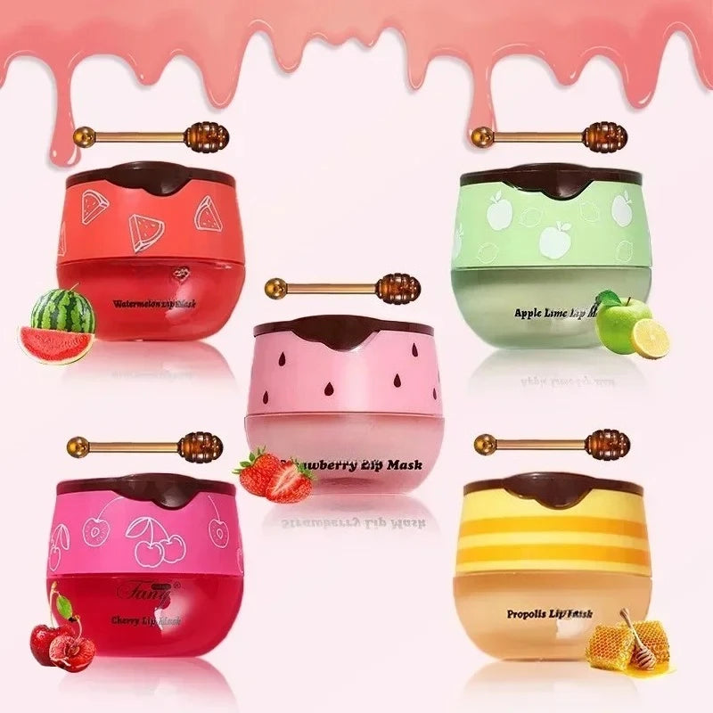 BARUBT Strawberry Honey Lip Sleep Mask – Overnight Lip Balm Overnight Lip Mask HIP
