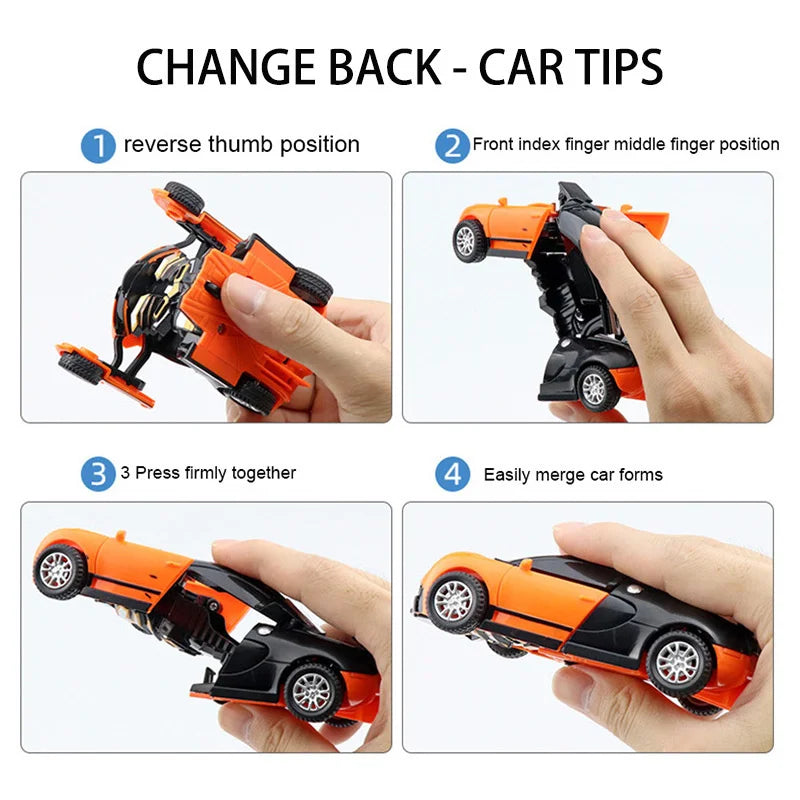 Collision Deformation Robot Toy Car – Dual Form Kids Gift Transformation Toy Car HIP