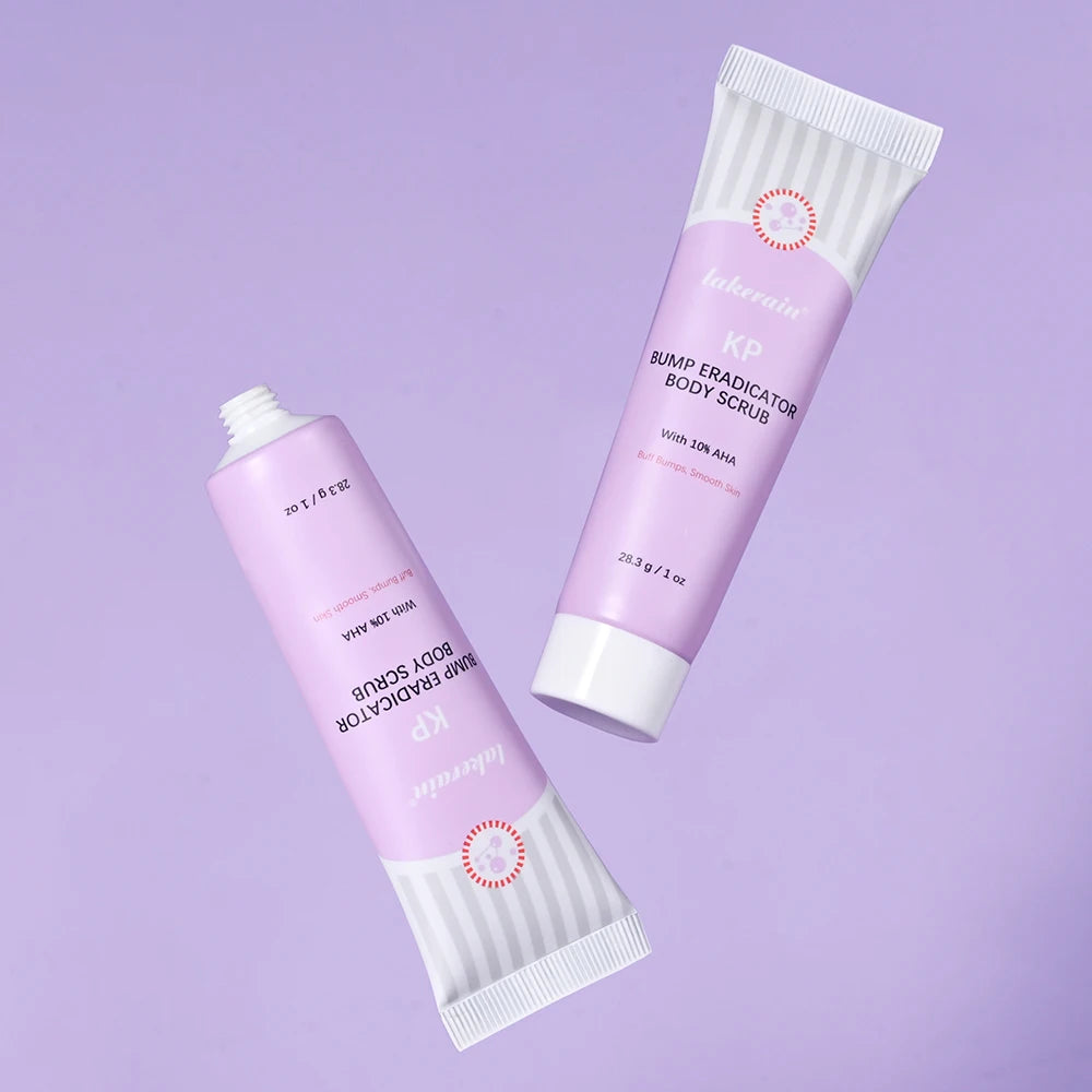 KP Bump Eraser Body Scrub Keratosis Pilaris Skin Exfoliator Helps Reduce Chicken Bumps Exfoliate to Reduce Dullness Skin Care HIP 2pcs