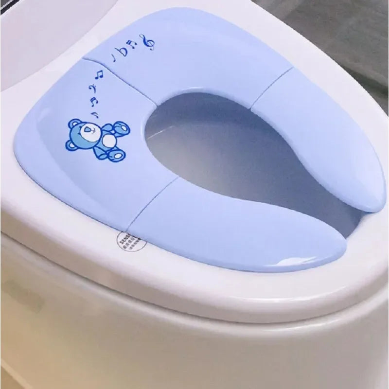 Foldable Travel Potty Seat – Portable Toddler Toilet Trainer Travel Potty Seat HIP