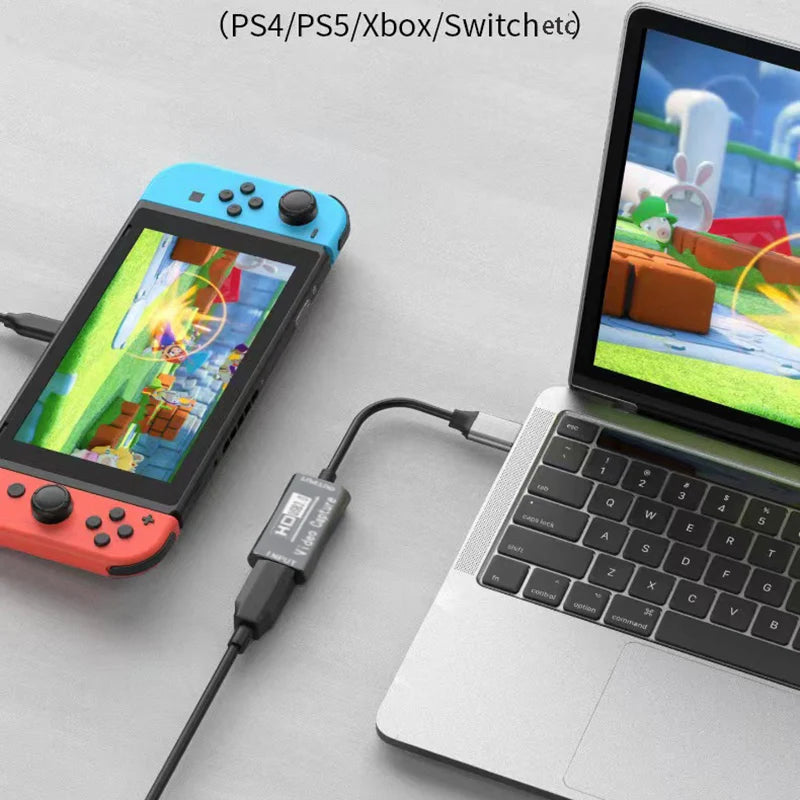OULLX 4K HDMI Video Capture Card USB & USB-C 3.0 Video Capture Card HIP