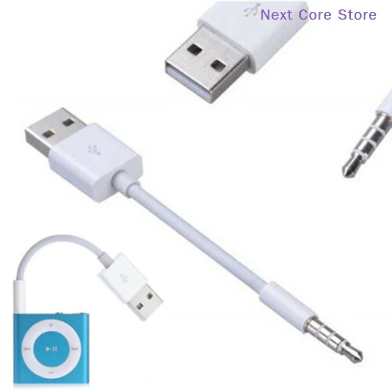 USB Charger & Sync Cable for iPod Shuffle 3rd 4th 5th Gen USB Charging Cable HIP