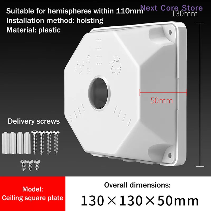 Universal Dome Camera Junction Box Mounting Bracket Camera Mounting Bracket HIP