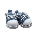 Handmade Canvas Shoes for 17cm BJD Dolls – DIY Accessories Doll Accessories HIP Blue