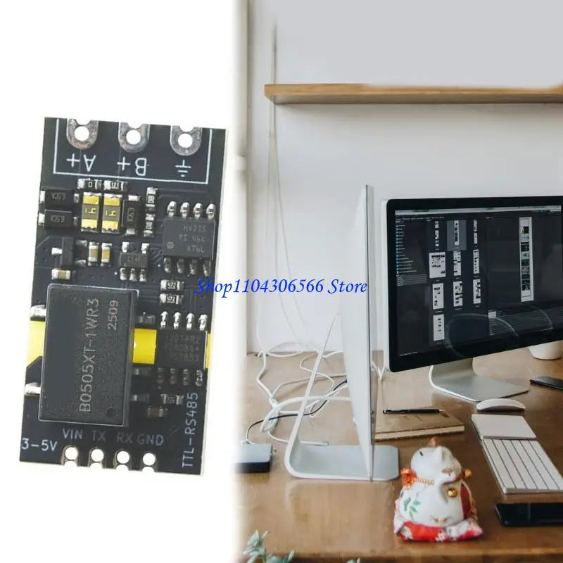 Isolated RS485 Level Converter Module 3.3V 5V TTL 2Mbps RS485 Converter Module HIP