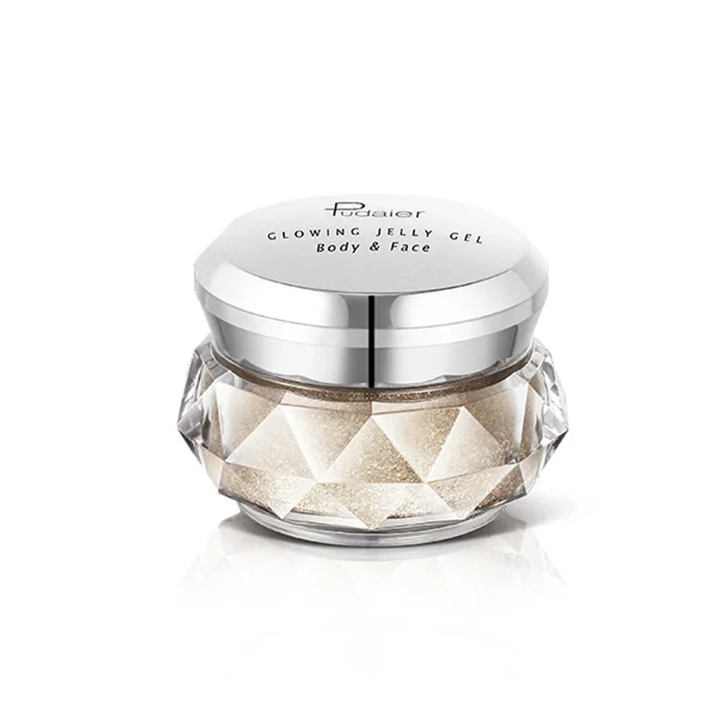 Face Highlighter Jelly Gel Eyeshadow Glow Body Glitter Festival Makeup iluminador Gold Liquid Highlighter Pink Bronzer HIP 02