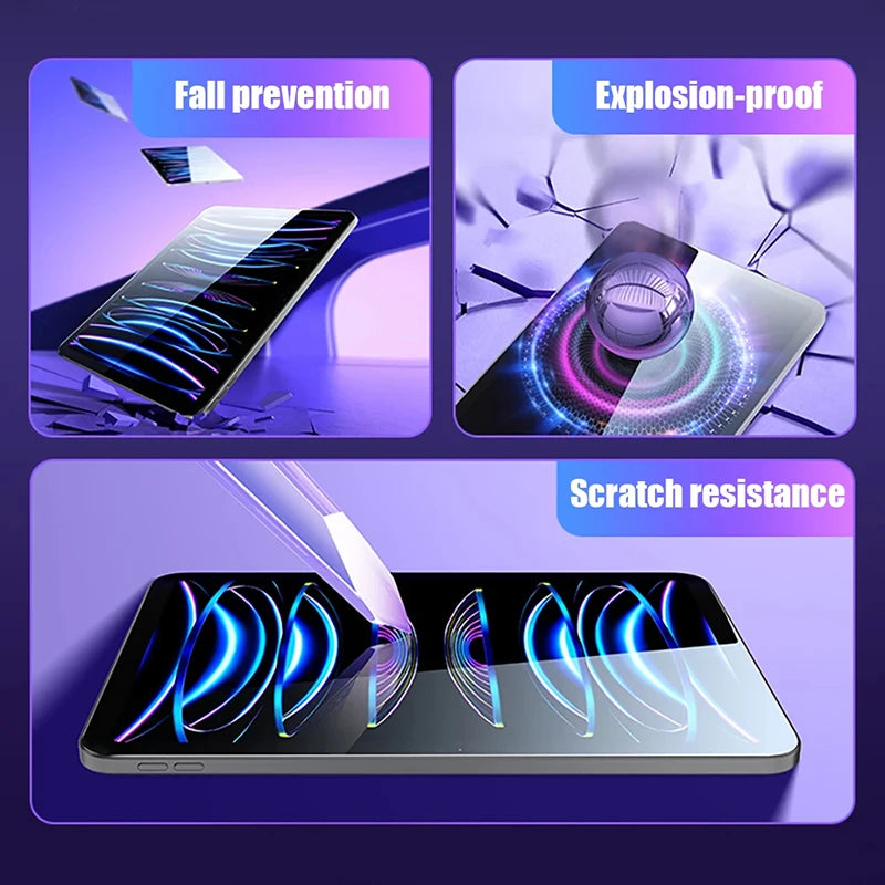 9D Tempered Glass iPad Screen Protector 3-Pack | Multi-Model Tablet Screen Protector HIP