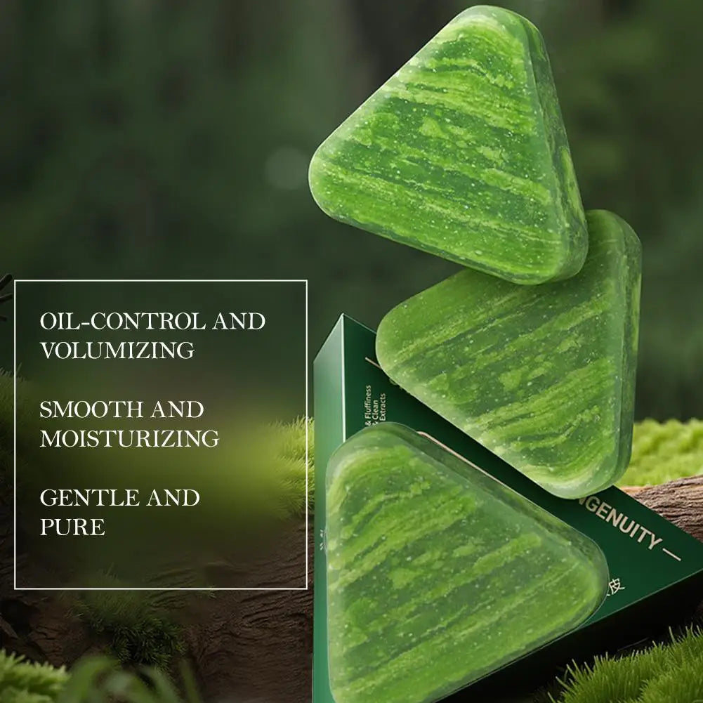 Herbal Shampoo Bar – Oil Control & Thicker Hair | 120g Herbal Shampoo Bar HIP