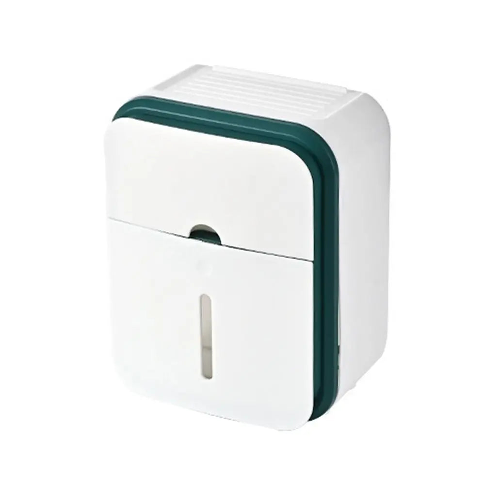 Wall-Mounted Toilet Paper Holder – Waterproof Double Layer Box Toilet Paper Holder HIP