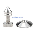 Silver Speaker Isolation Spikes – HiFi Metal Feet Pads Set Speaker Isolation Spikes HIP SM8 with gasket China Mainland
