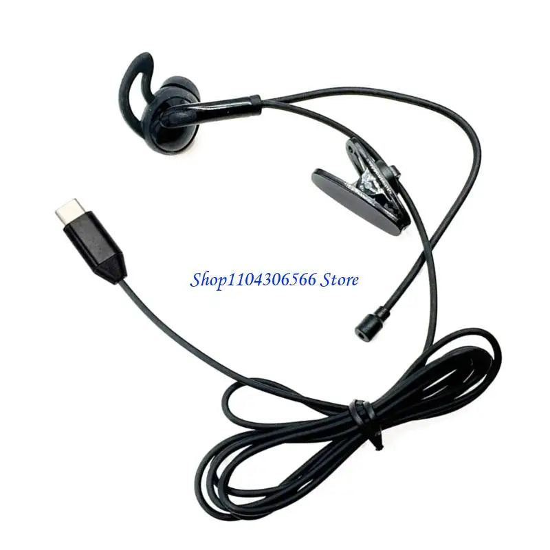 Single Ear Wired Earbud – 3.5mm & USB-C Mono Earphone Wired Mono Earbud HIP