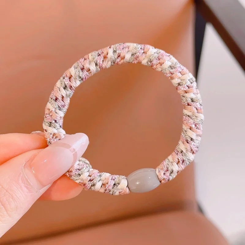 Silk Sport Hair Ties – No Crease Anti-Slip Elastic Ponytail Band