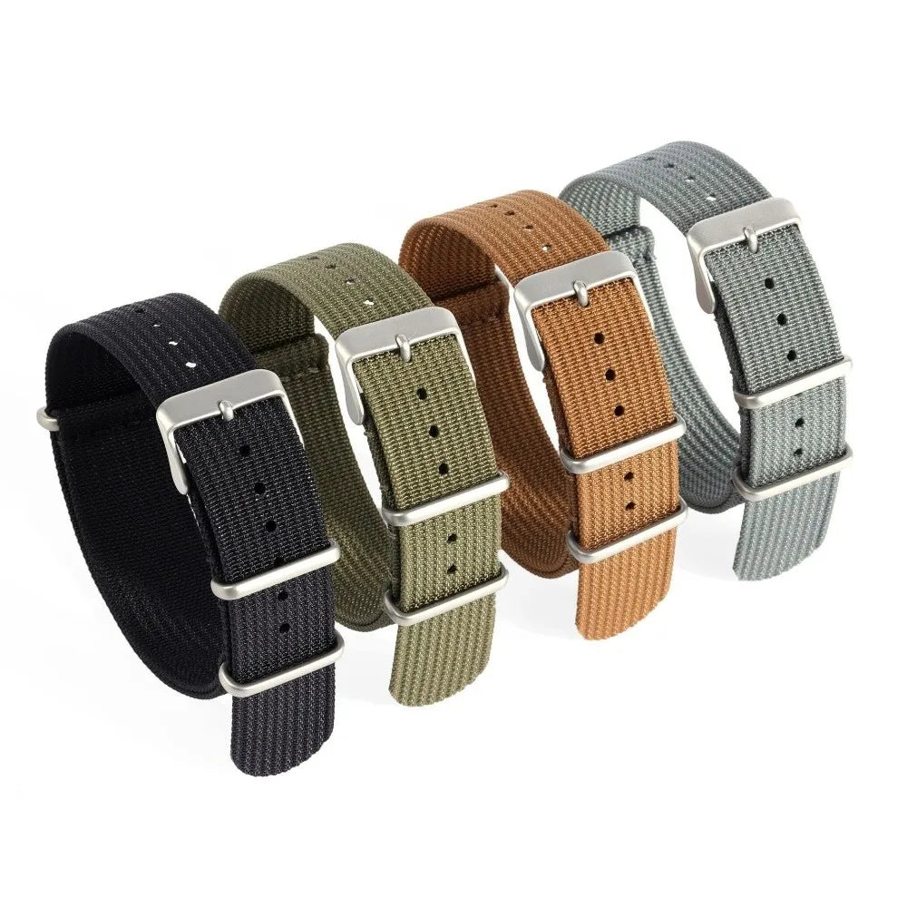 NATO Nylon Watch Band – Vintage Quick Release Strap 14–22mm NATO Watch Band HIP