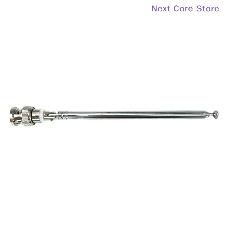 FM Radio Telescopic Antenna BNC Connector 0.7m Stainless Steel FM Radio Antenna HIP