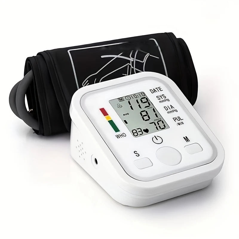Fireurus Automatic Arm Blood Pressure Monitor | Heart Rate Blood Pressure Monitor HIP White