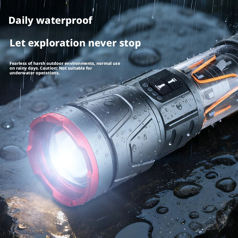 ESMARTER LED USB Rechargeable Flashlight – Waterproof Torch LED Flashlight HIP