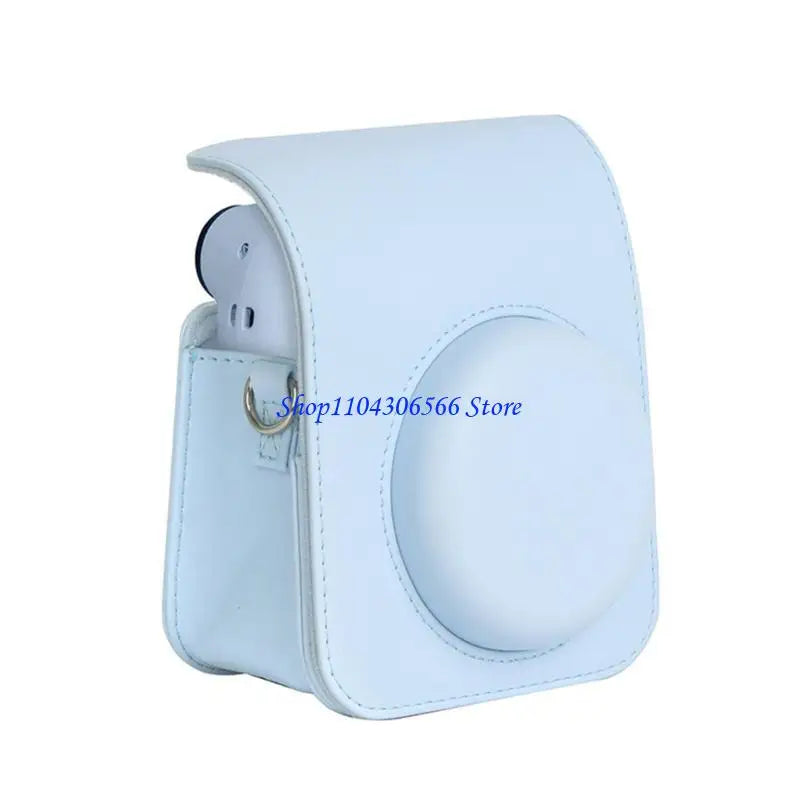 PU Leather Case for Instax Mini 12 with Shoulder Strap Camera Case Bag HIP