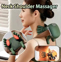 Portable Smart Neck & Shoulder Massager | USB Rechargeable Neck Shoulder Massager HIP Upgraded Version1 No plug