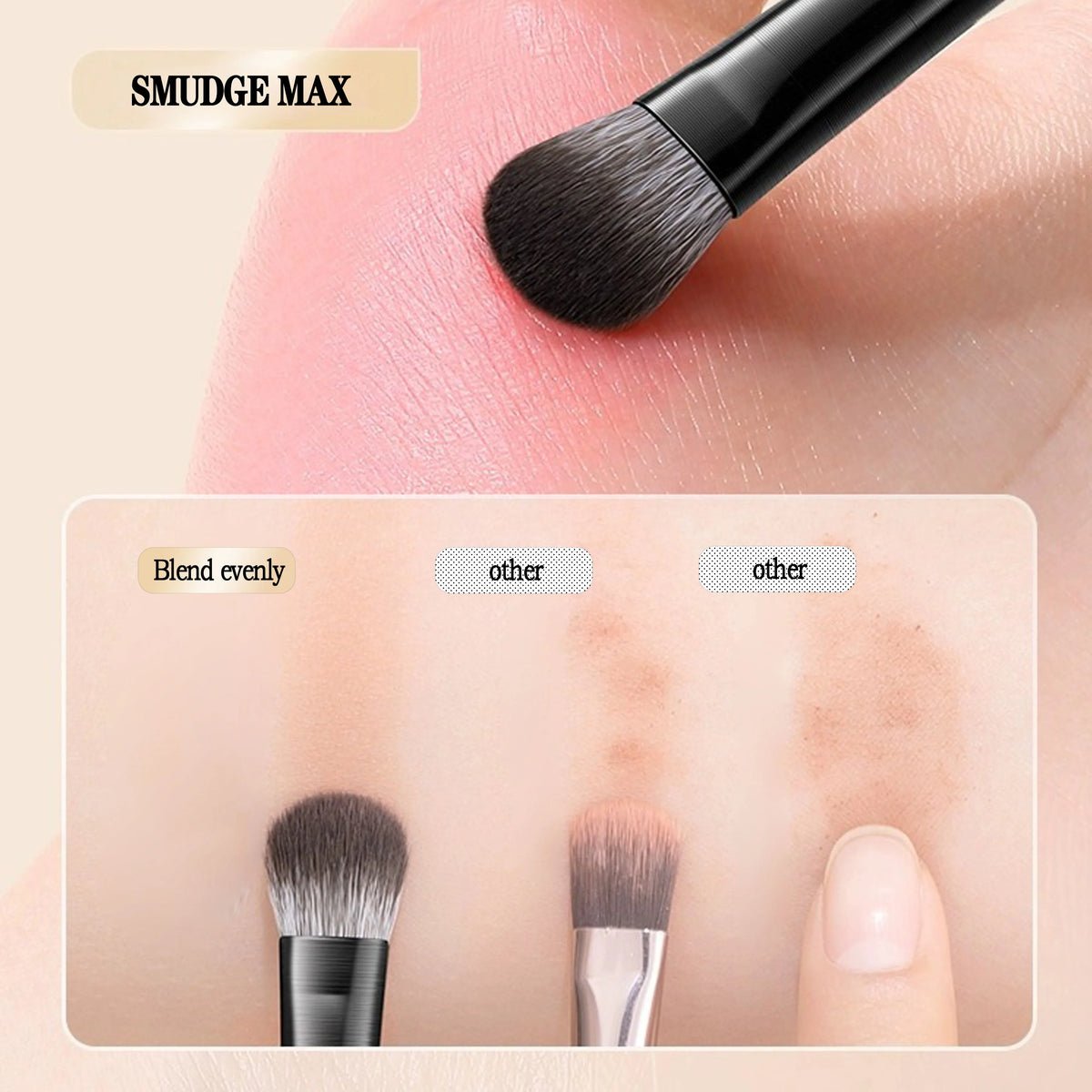 6-Piece Eye Makeup Brush Set – Soft Wool Fiber Blending Kit Eye Makeup Brush Set HIP