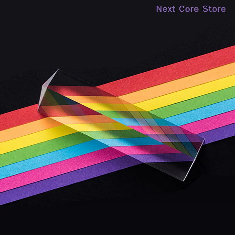 K9 Crystal Triangular Prism – Rainbow Light & Physics Optical Glass Prism HIP