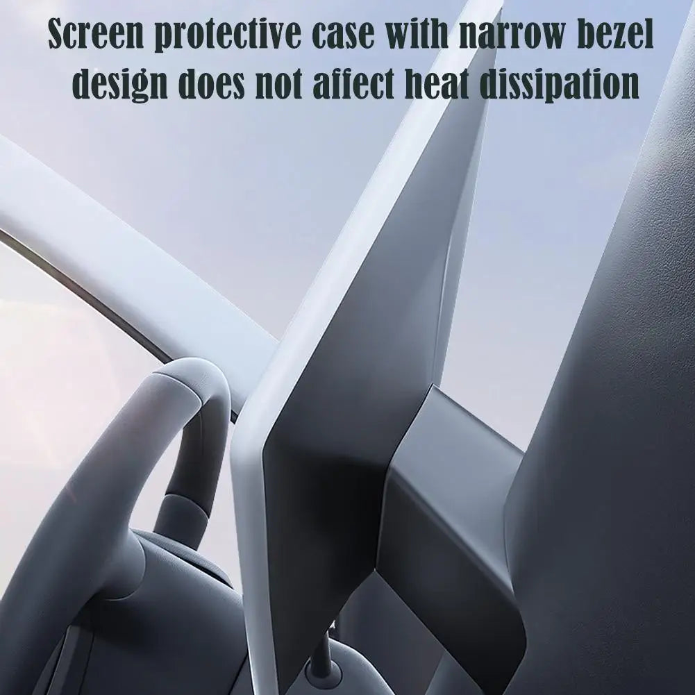 For Tesla Model Y YL Juniper 2026 Screen Protector Frame Silicone Anti Scratch Edge Cover Central Control Display Guard HIP