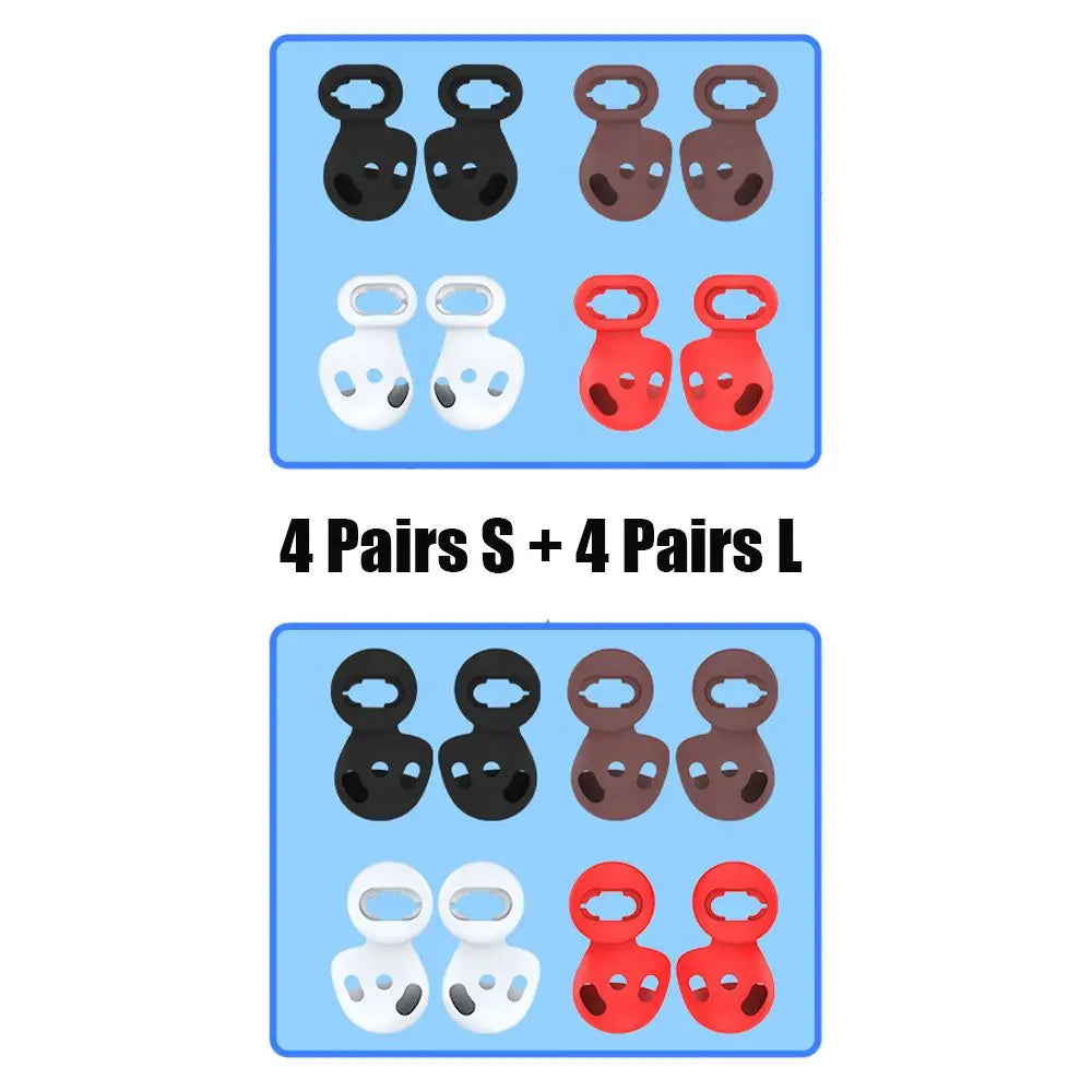 8 Pairs Silicone Ear Tips for Samsung Galaxy Buds Live Earbud Ear Tips HIP 8 Pairs