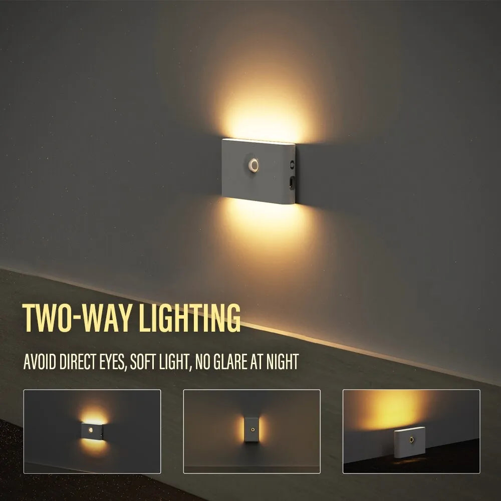 Wireless LED Motion Sensor Night Light | USB-C Rechargeable Motion Sensor Night Light HIP