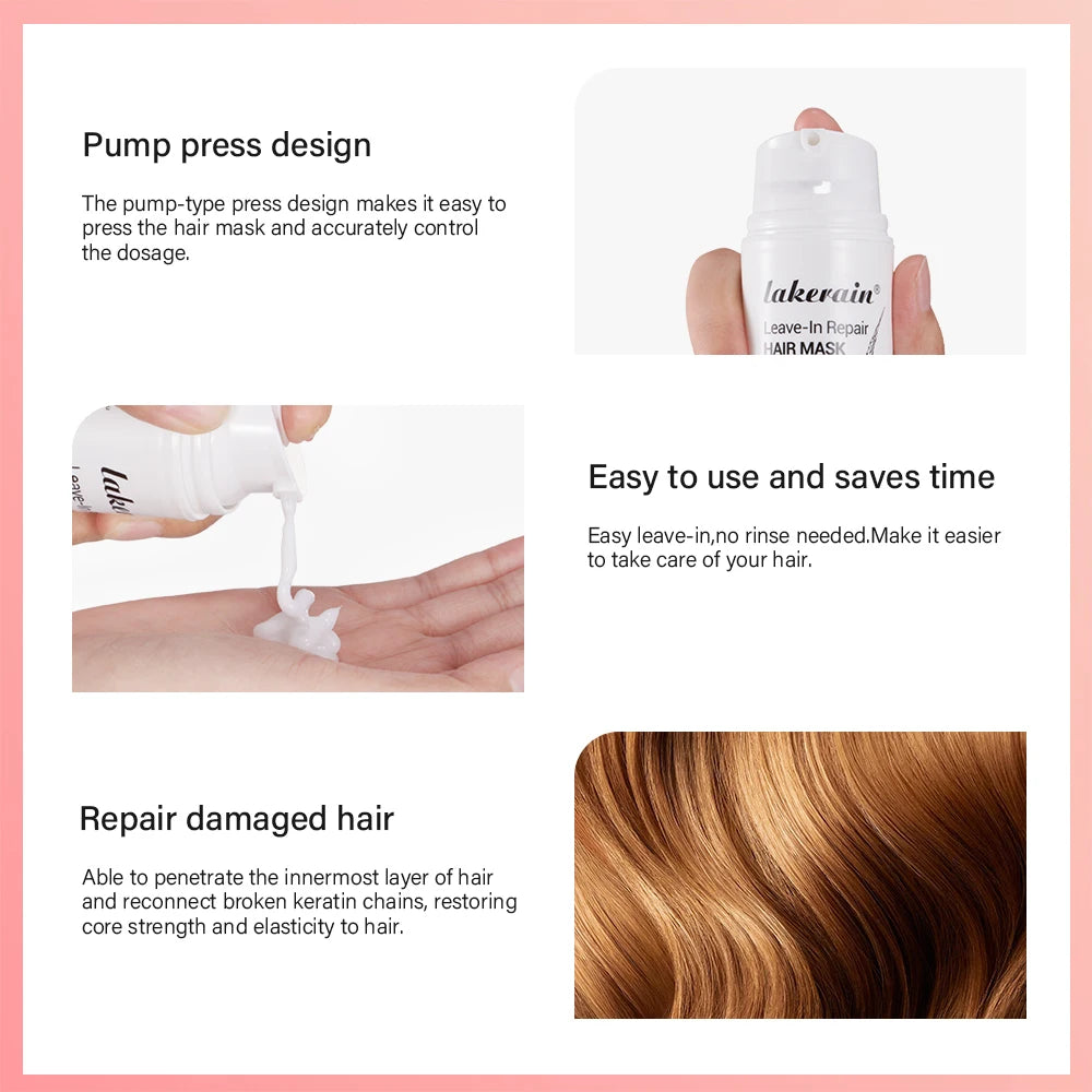 Damaged Hair Conditioner Treatment Frizz Control 18 Hair Mask Protein Leave in Conditioner Treatments Essence Care Perfume Dry HIP
