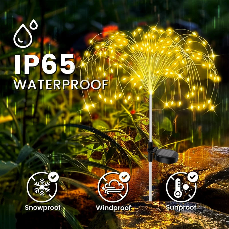 Solar Firework Fairy Lights – Waterproof LED Garden Stake Solar Garden Lights HIP