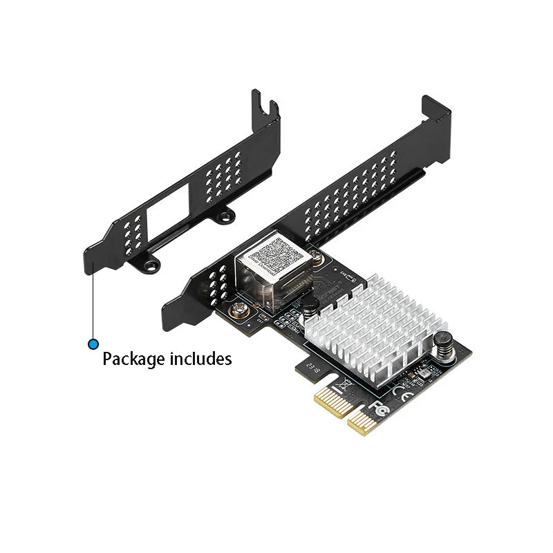 2.5G PCIe Network Card RTL8125 RJ45 Ethernet Adapter Single Port PCIe Network Card HIP